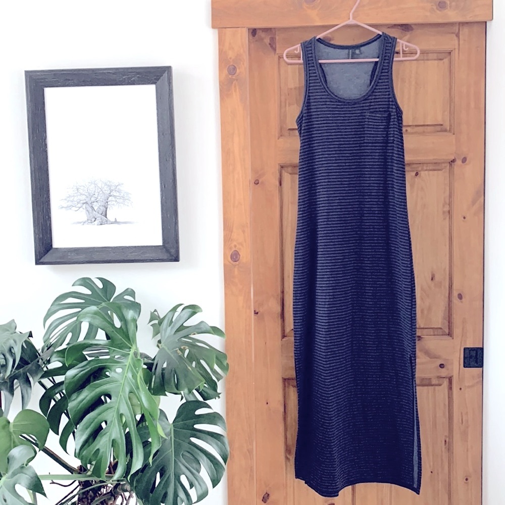 Paraphrase tank dress with slits, size XS but fits through Medium